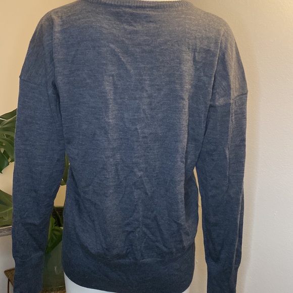 NWT! Universal Standard City Wool Cardigan in Grey Melange - Picture 5 of 6